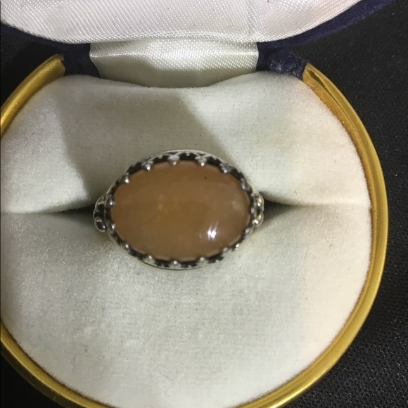 Carolyn Pollack Sterling Silver Carnelian Ring - Picture 2 of 6